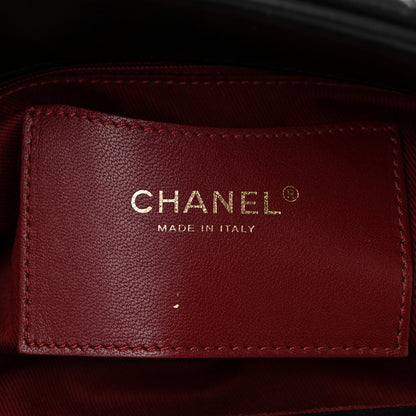 Chanel Aged Calfskin Medium Just Mademoiselle Bowling Bag  Black 7 of 11