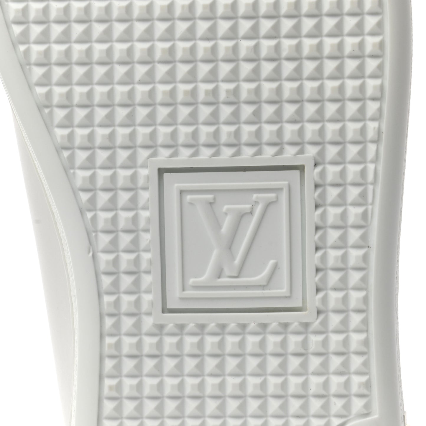 Calfskin Calf Hair Monogram Giant Jungle Frontrow Sneakers 39 White