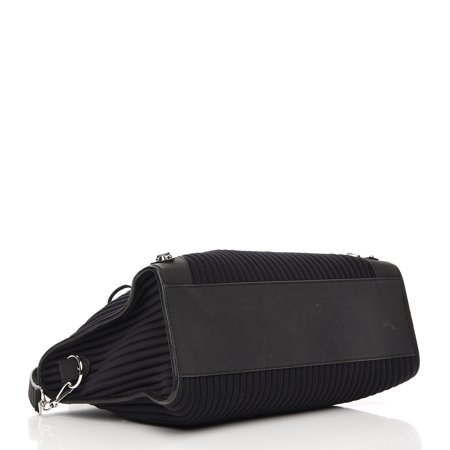 Balenciaga Ribbed Neoprene Classic Silver Hardware City Black 5 of 12
