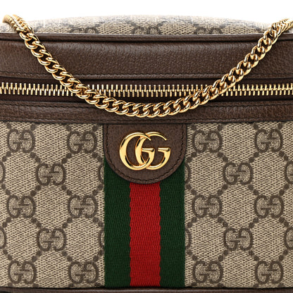 Gucci GG Supreme Monogram Web Ophidia Belt Bag 75 30 Dark Brown 8 of 12