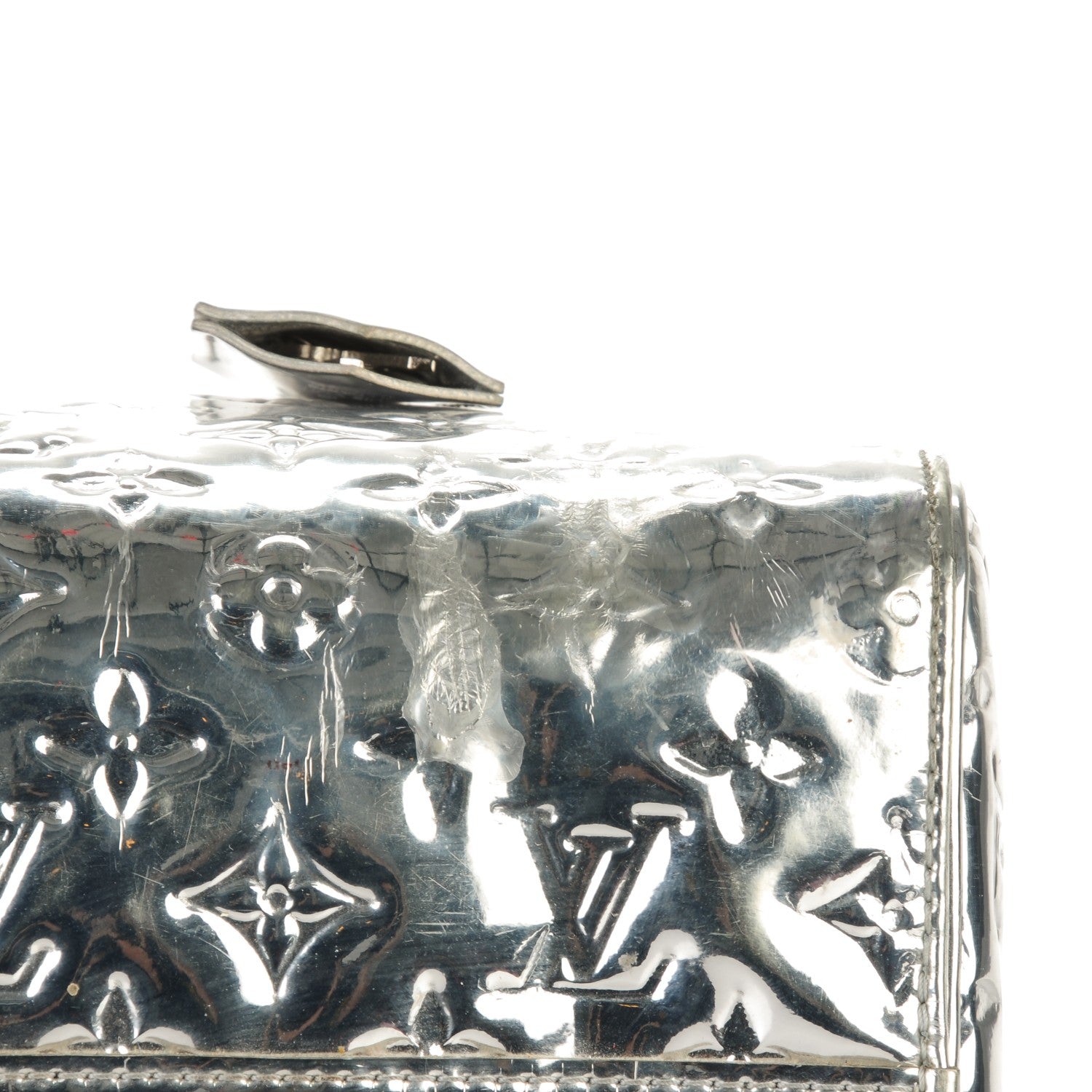 Louis Vuitton Monogram Miroir Speedy 30 Silver 10 of 16