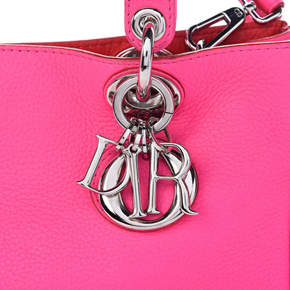 Christian Dior Bullcalf Small Diorissimo Tote Coquelicot 15 of 15