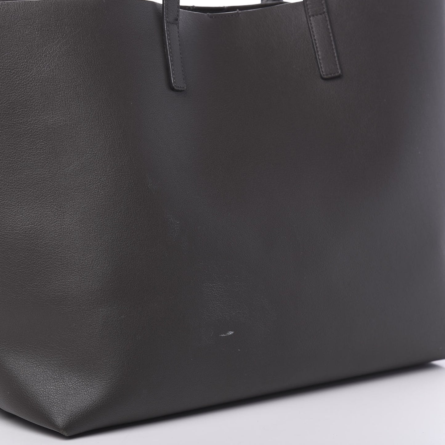 Calfskin Large Shopping Tote Dark Grey