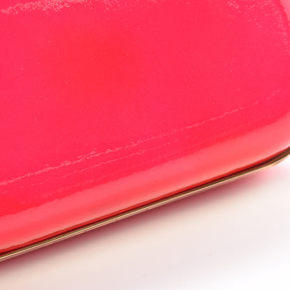 Alexander McQueen Patent Crystal Skull Box Clutch Pink 7 of 7
