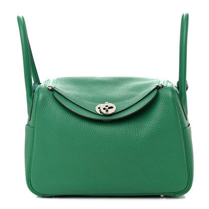 Hermes Taurillon Clemence Matte Niloticus Crocodile Touch Lindy 26 Menthe 1 of 11