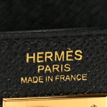 Hermes Epsom Kelly Sellier 32 Black 6 of 13