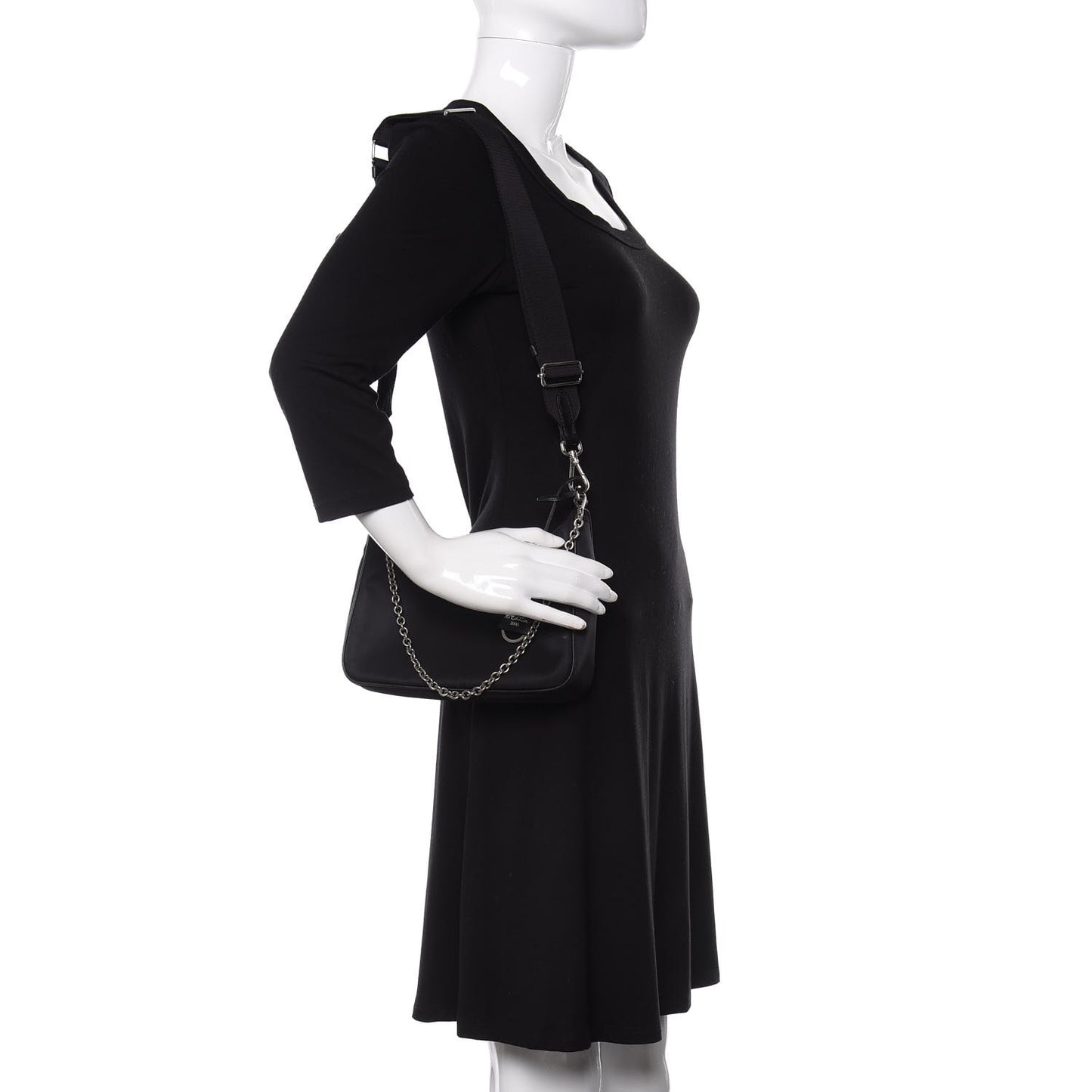 Nylon Re-Edition 2005 Shoulder Bag Black