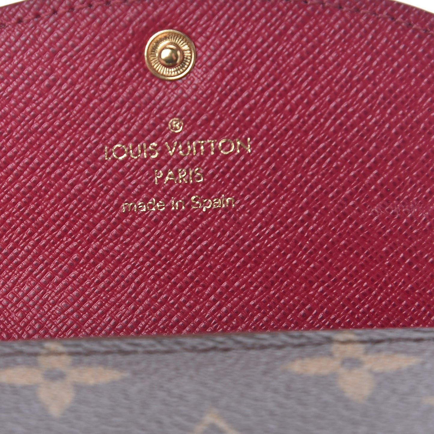 Monogram Rosalie Coin Purse Fuchsia