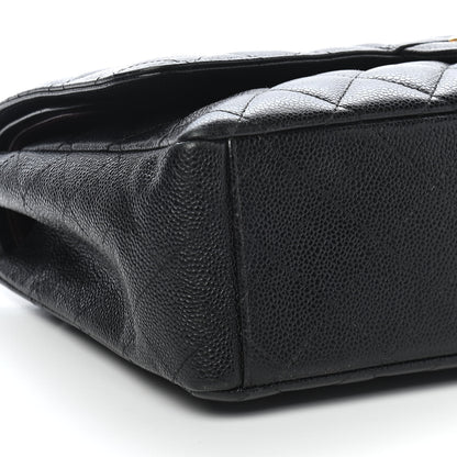 Chanel Caviar Quilted Maxi Double Flap Black 8 of 10