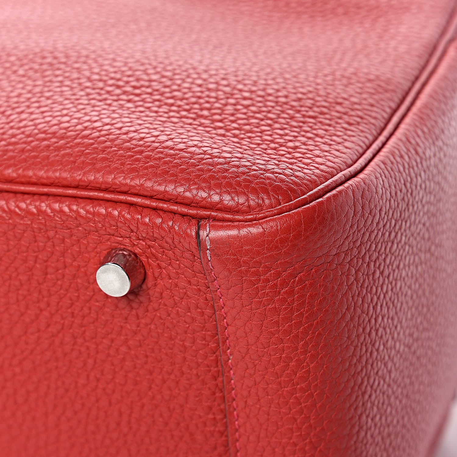 Hermes Taurillon Clemence Lindy 30 Rouge Casaque 11 of 12