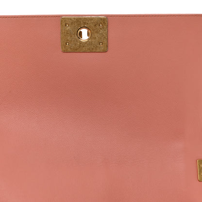 Chanel Caviar Quilted Medium Boy Flap Pink 15 of 15