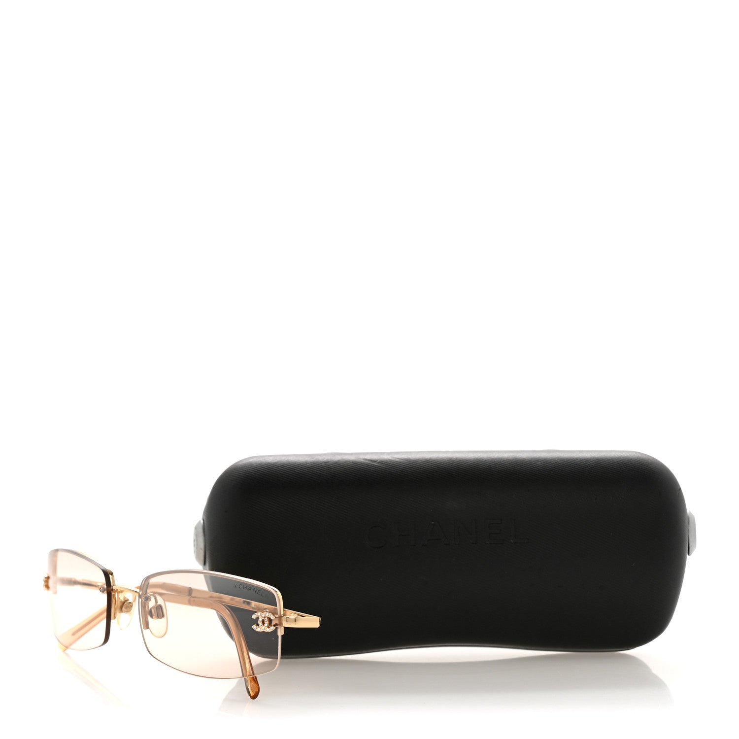 Chanel Crystal CC Logo Sunglasses 4093-B Gold 1871213 – FASHIONPHILE