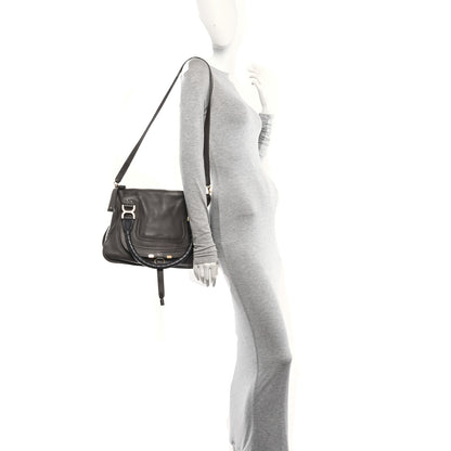 Chloe Calfskin Medium Marcie Satchel Anchor Grey 2 of 9