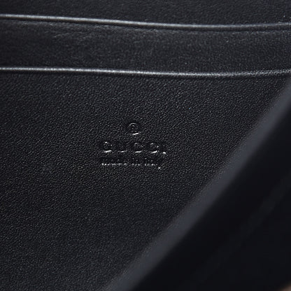 Gucci Velvet Matelasse GG Marmont Chain Wallet Black 6 of 11