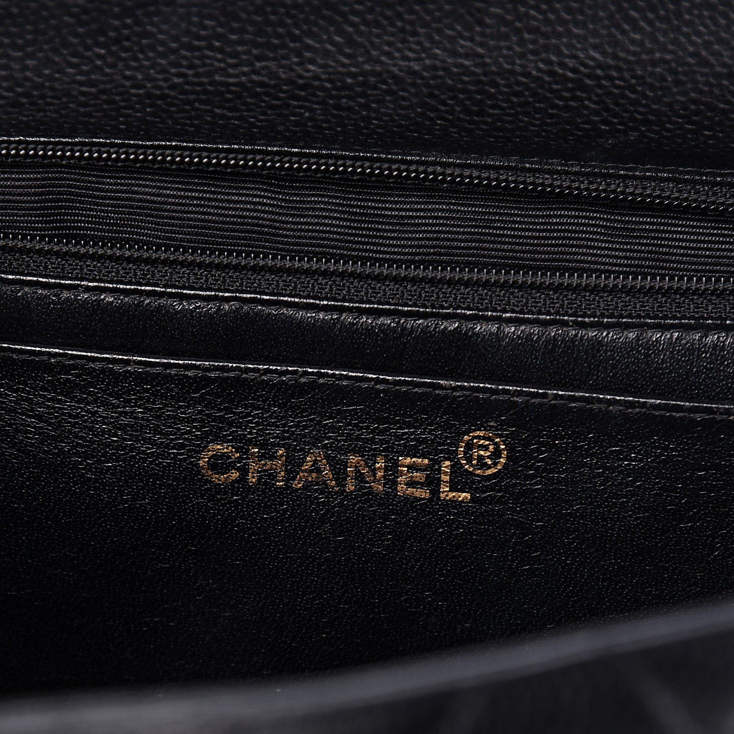 Caviar Quilted Jumbo Kelly Flap Black