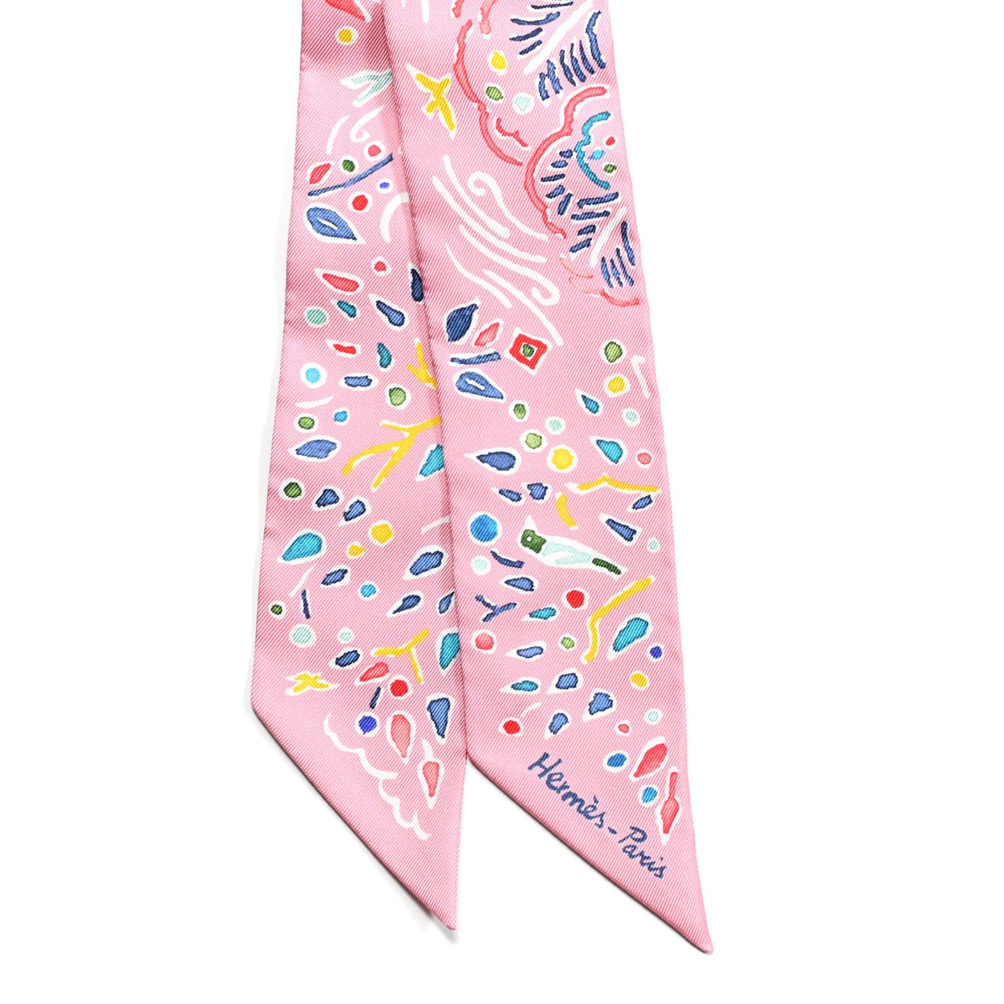 Silk Isola Di Primavera Twilly Rose Bleu Multicolor