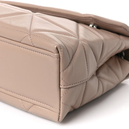 Prada Nappa Triangle Stitched Large Spectrum Bag Cipria 8 of 8