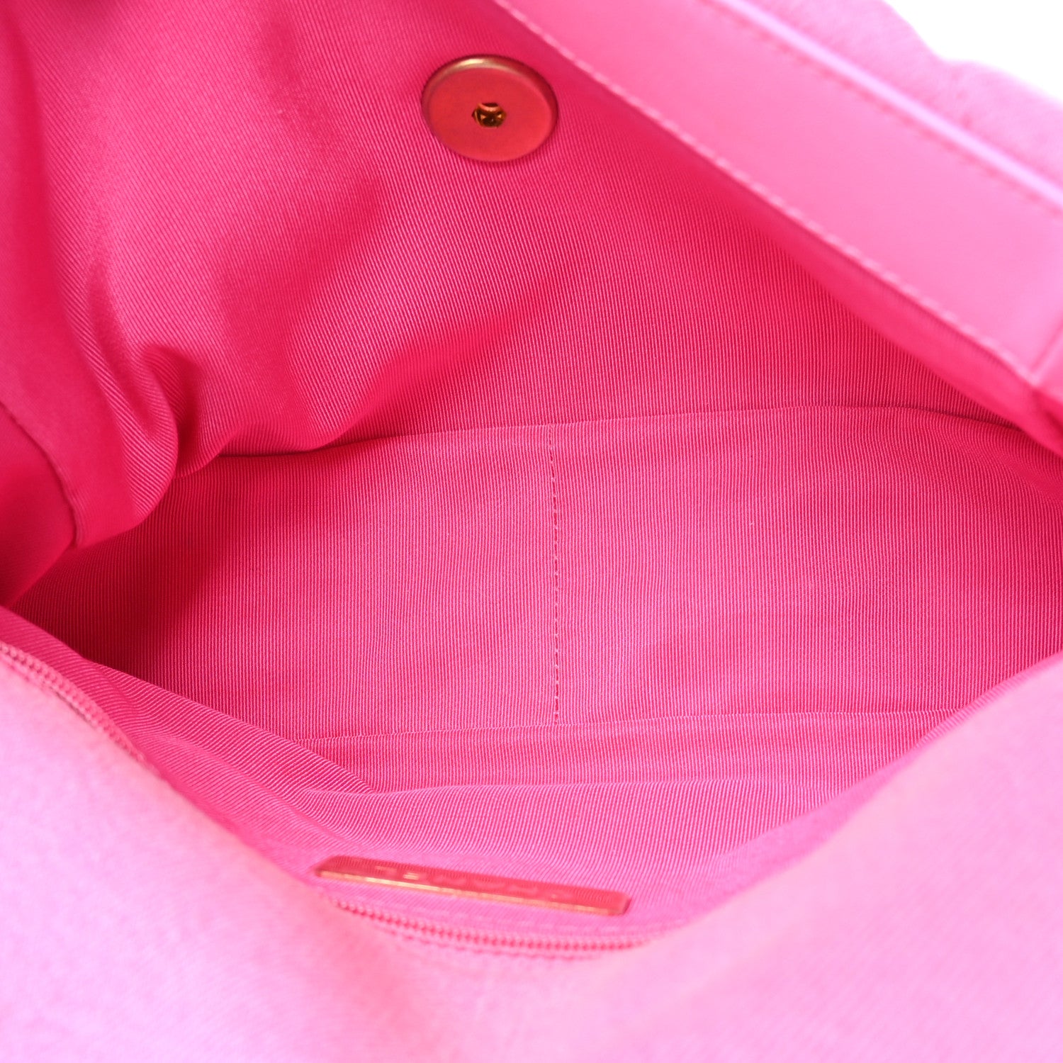 Chanel Denim Quilted Medium Chanel 19 Flap Neon Pink 5 of 10