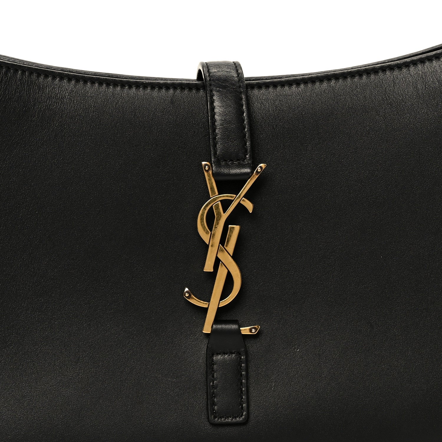 Saint Laurent Smooth Calfskin Le 5 A 7 Hobo Black 8 of 10