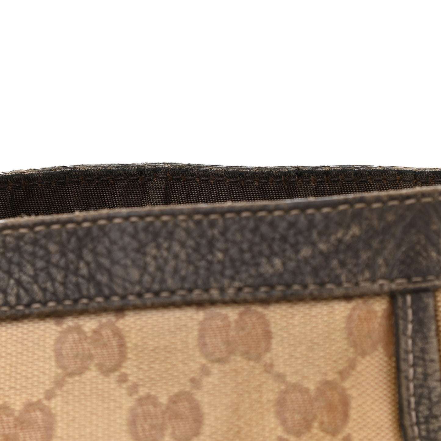 Monogram Large Abbey Tote Dark Brown