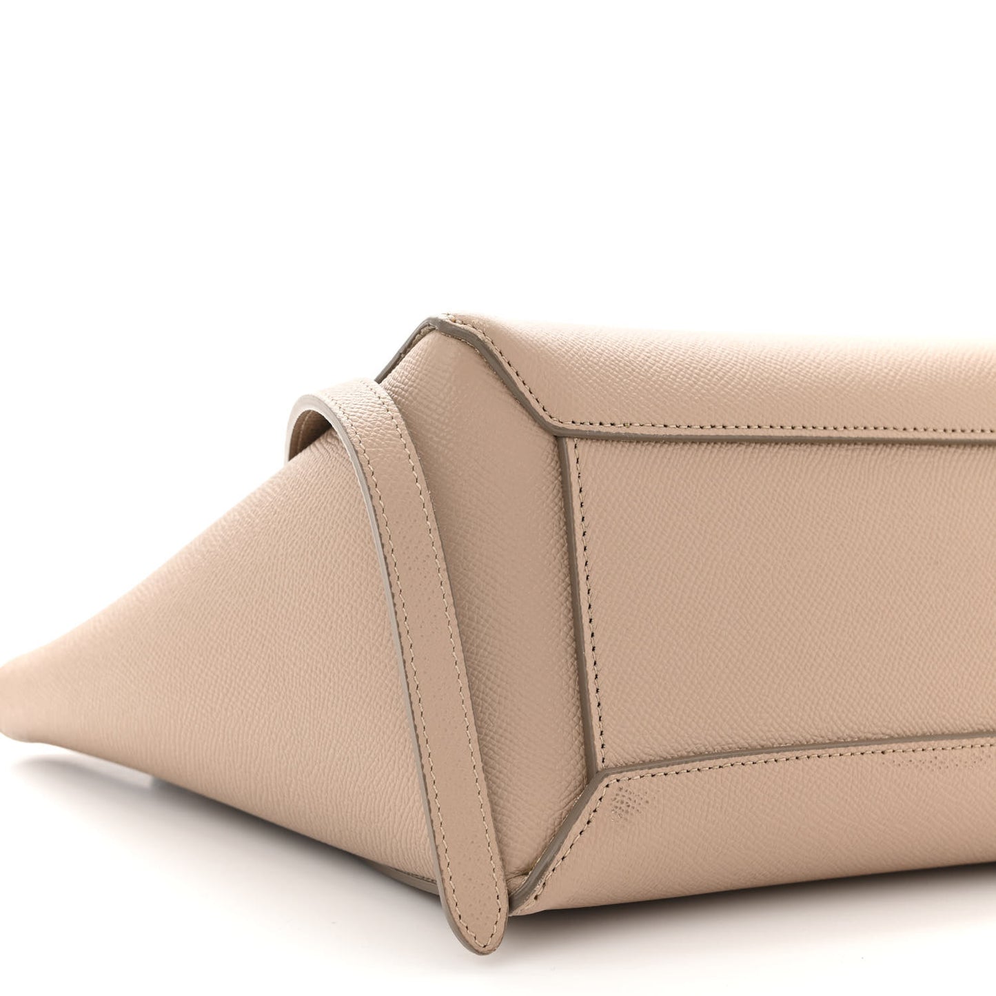 Grained Calfskin Micro Belt Bag Light Taupe