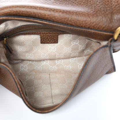 Gucci Calfskin Small Harness Shoulder Bag Acero Mushroom 7 of 9