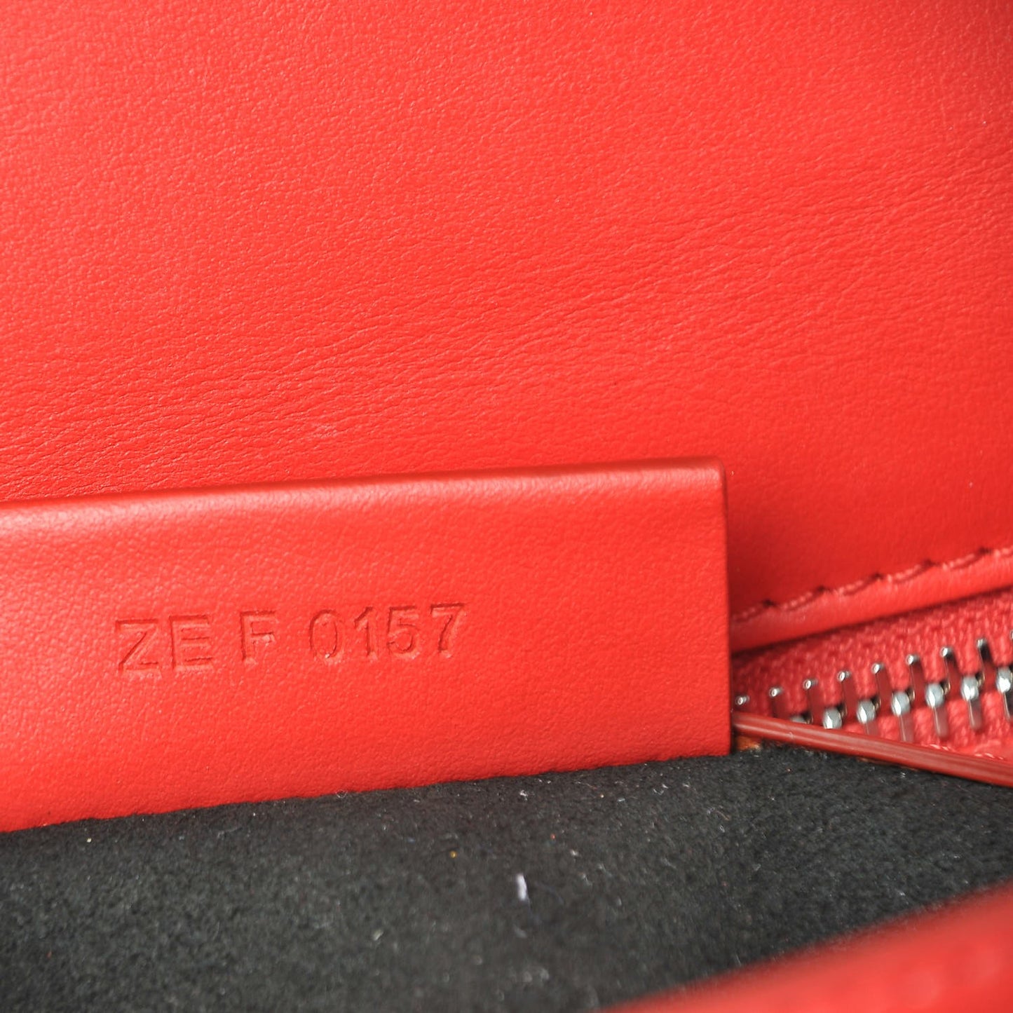 Calfskin Mini Pandora Box Logo Strap Crossbody Bag Red