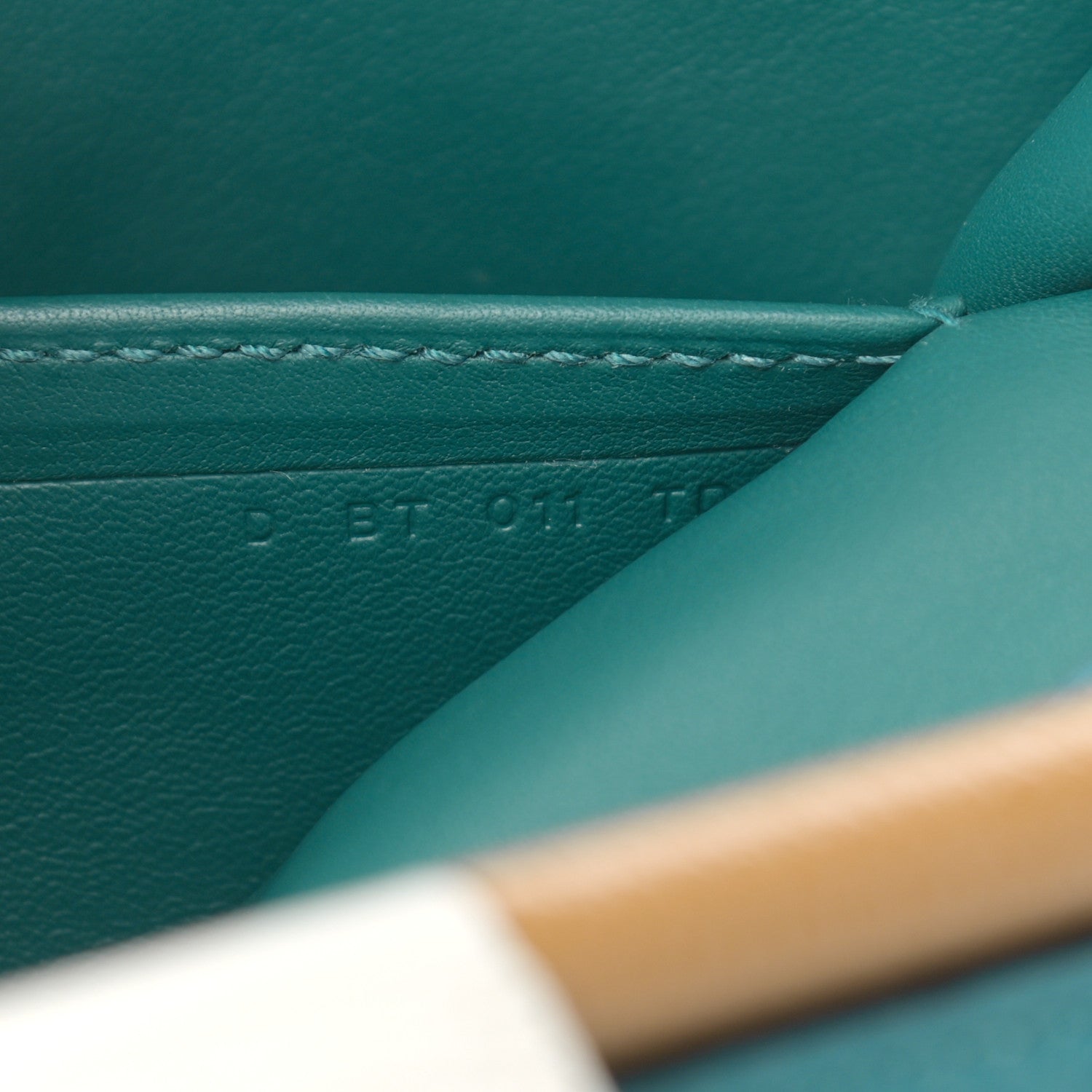 Hermes Taurillon Clemence Chevre Mysore Saut 25 Vert Bosphore 7 of 11