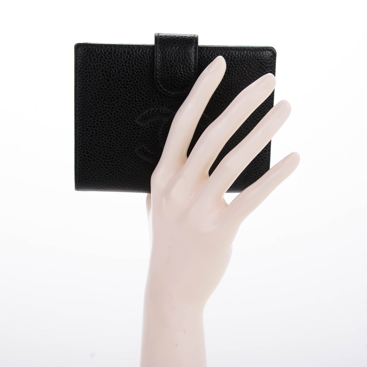 Caviar Timeless CC French Wallet Black