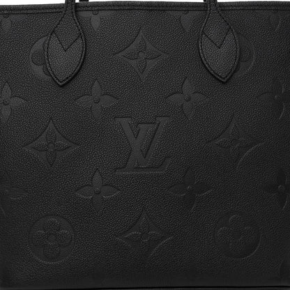 Louis Vuitton Empreinte Monogram Giant Neverfull MM Black 8 of 10