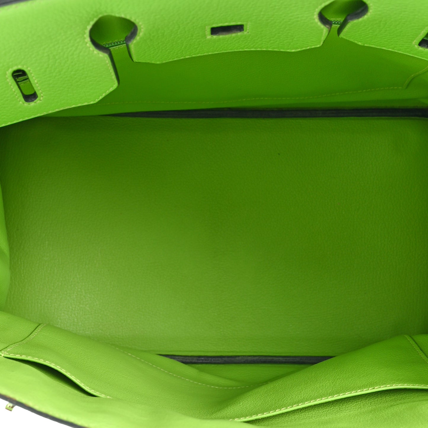 Taurillon Clemence Birkin 35 Vert Cru