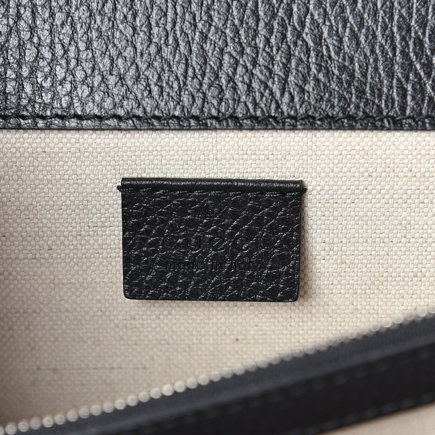 Pebbled Calfskin Small Dionysus Shoulder Bag Black