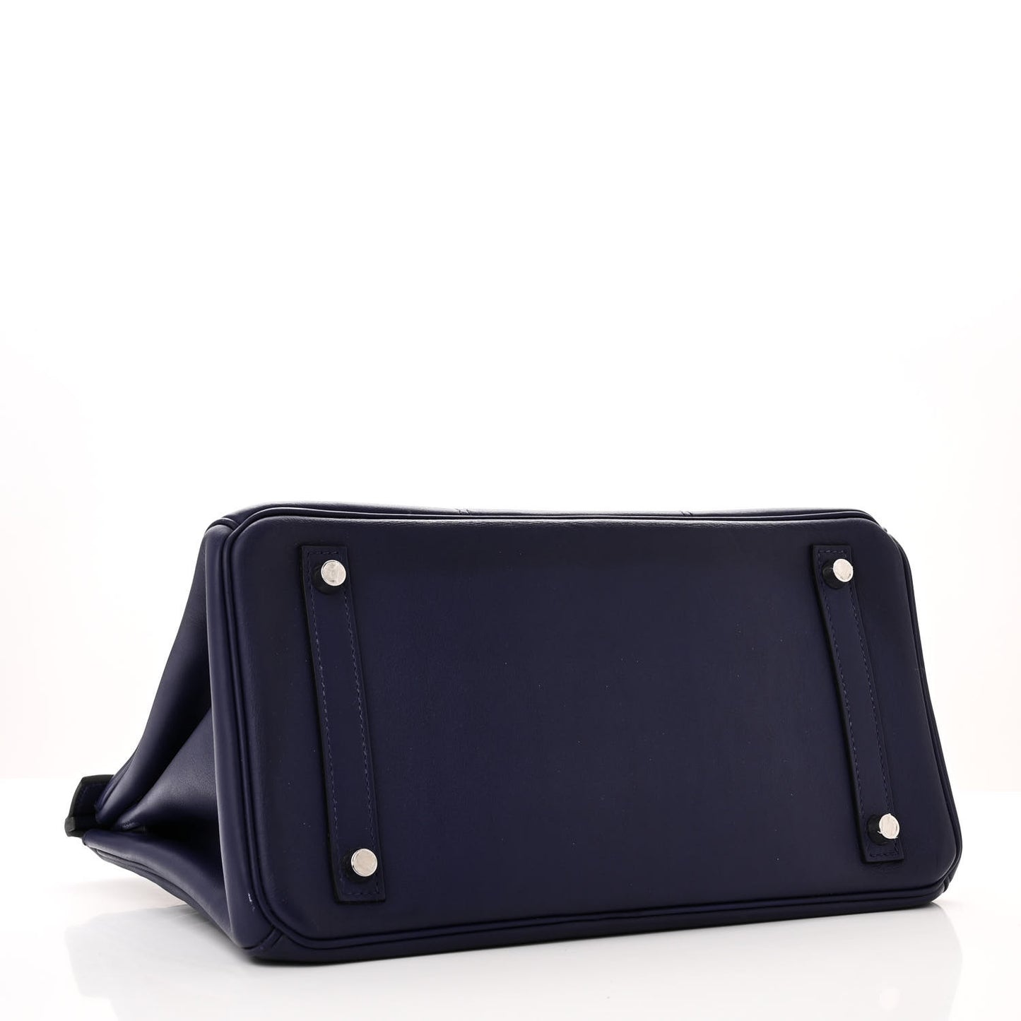 Swift Epsom Tressage Birkin 30 Bleu Encre Bleu Du Nord Gold