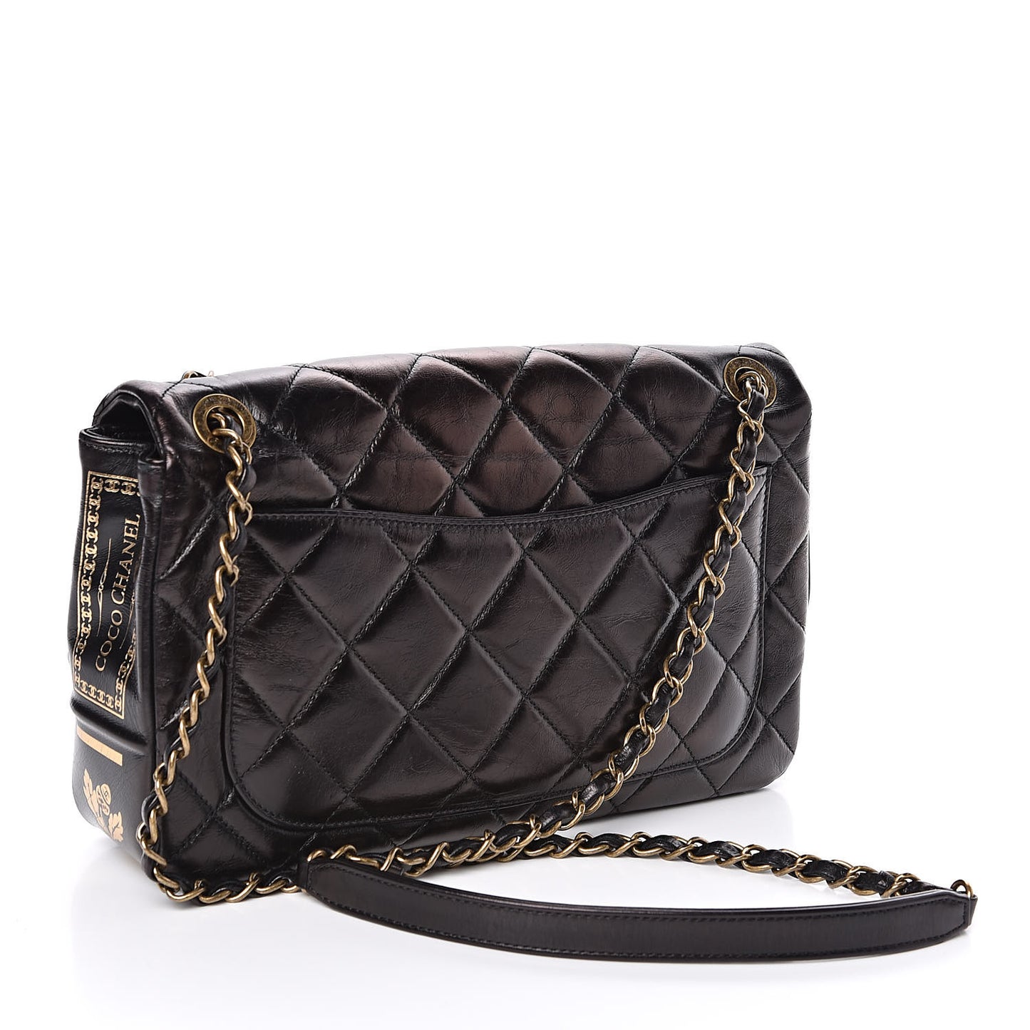 Hot Stamping Calfskin Tale Of Salzburg Flap Black