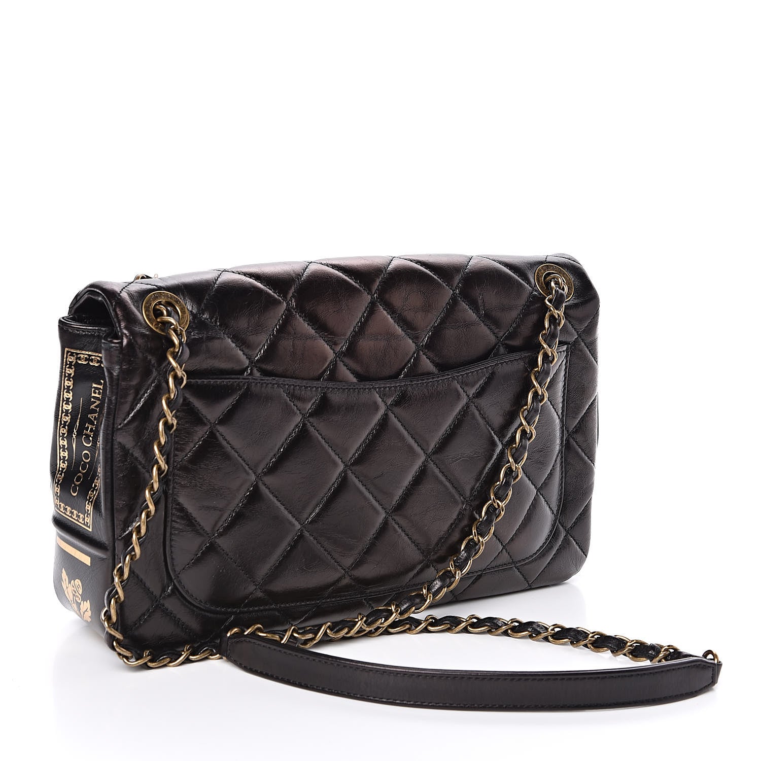 Chanel Hot Stamping Calfskin Tale Of Salzburg Flap Black 3 of 10