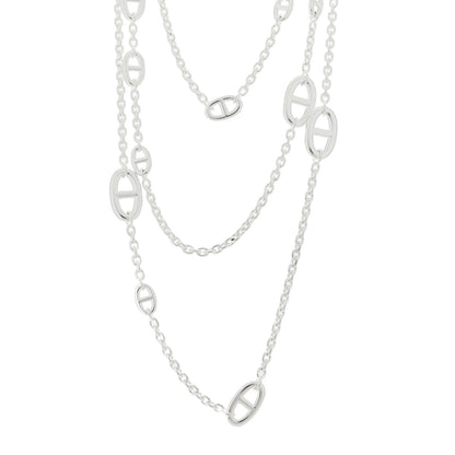 Hermes Sterling Silver Farandole Necklace 160 1 of 7