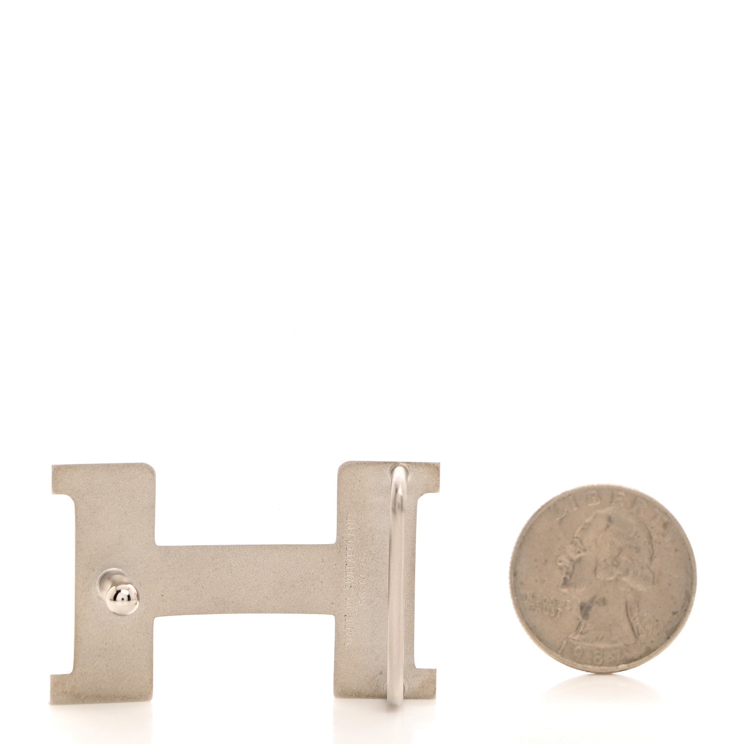 Hermes Palladium 24mm Constance H Belt Buckle 2 of 4