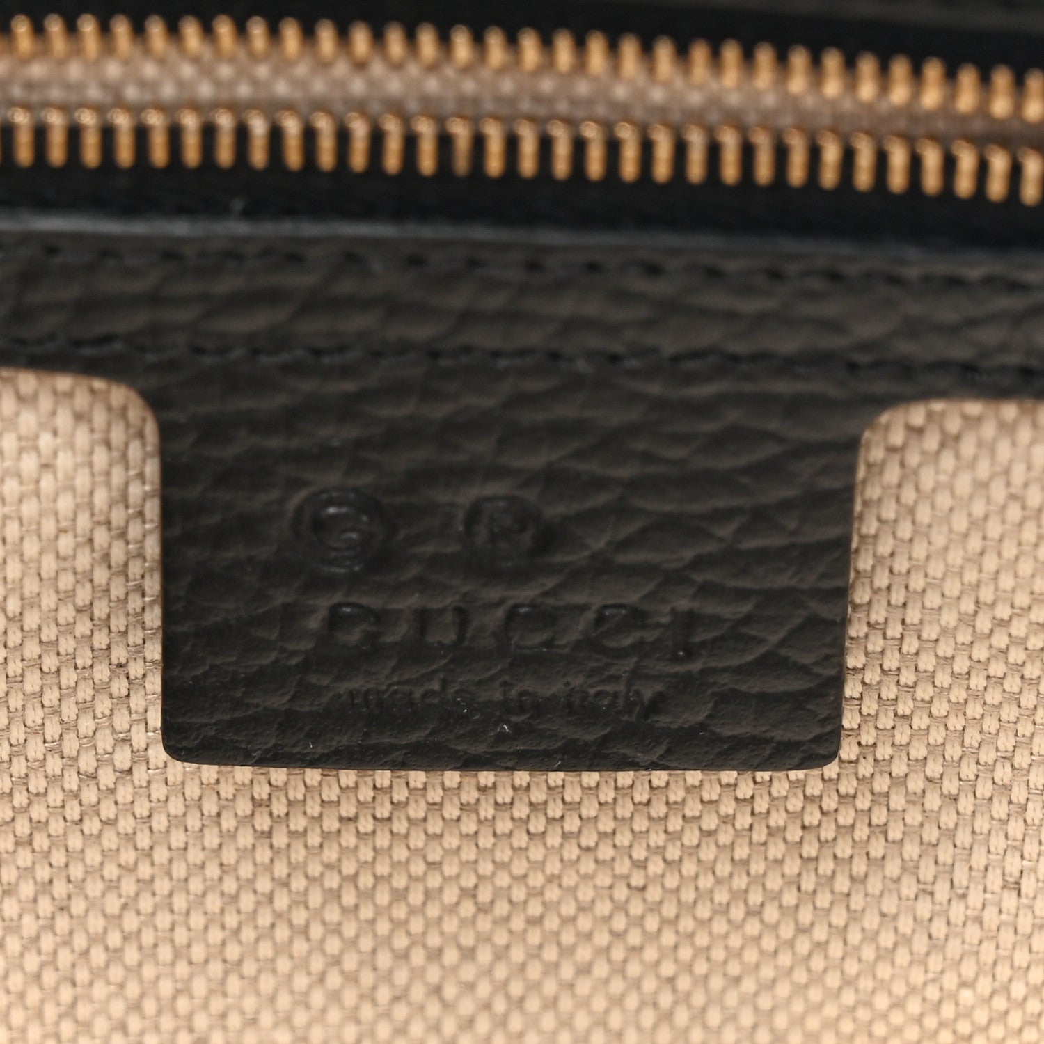 Gucci Dollar Calfskin Medium Soho Top Handle Satchel Black 6 of 10