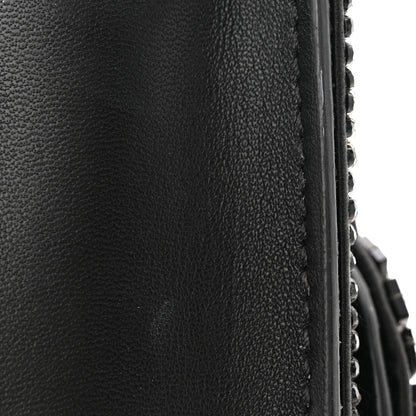 Valentino Garavani Crystal Nappa Monochrome Vlogo Small Loco Shoulder Bag Black 18 of 18