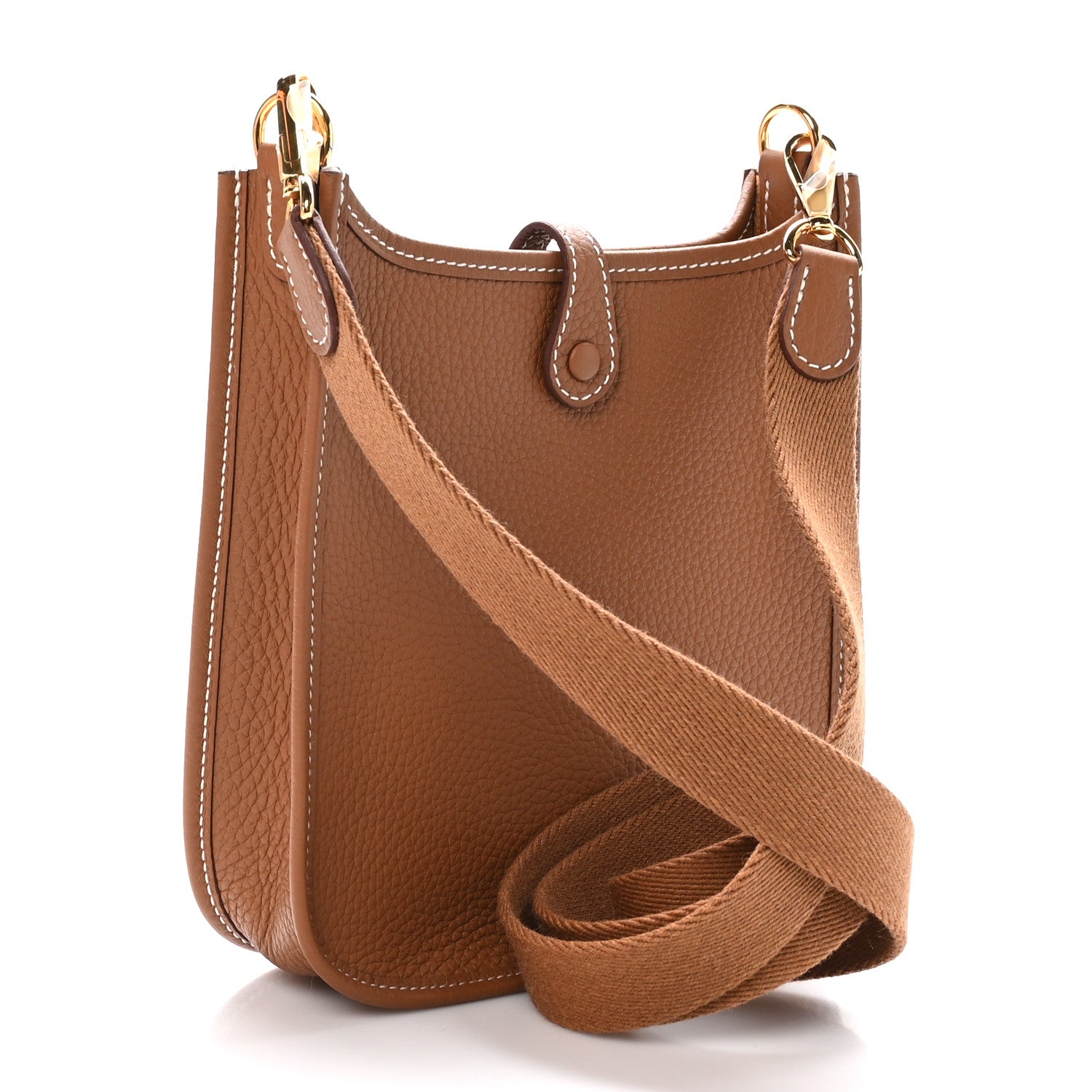 Hermes Taurillon Clemence Evelyne TPM Gold 3 of 11