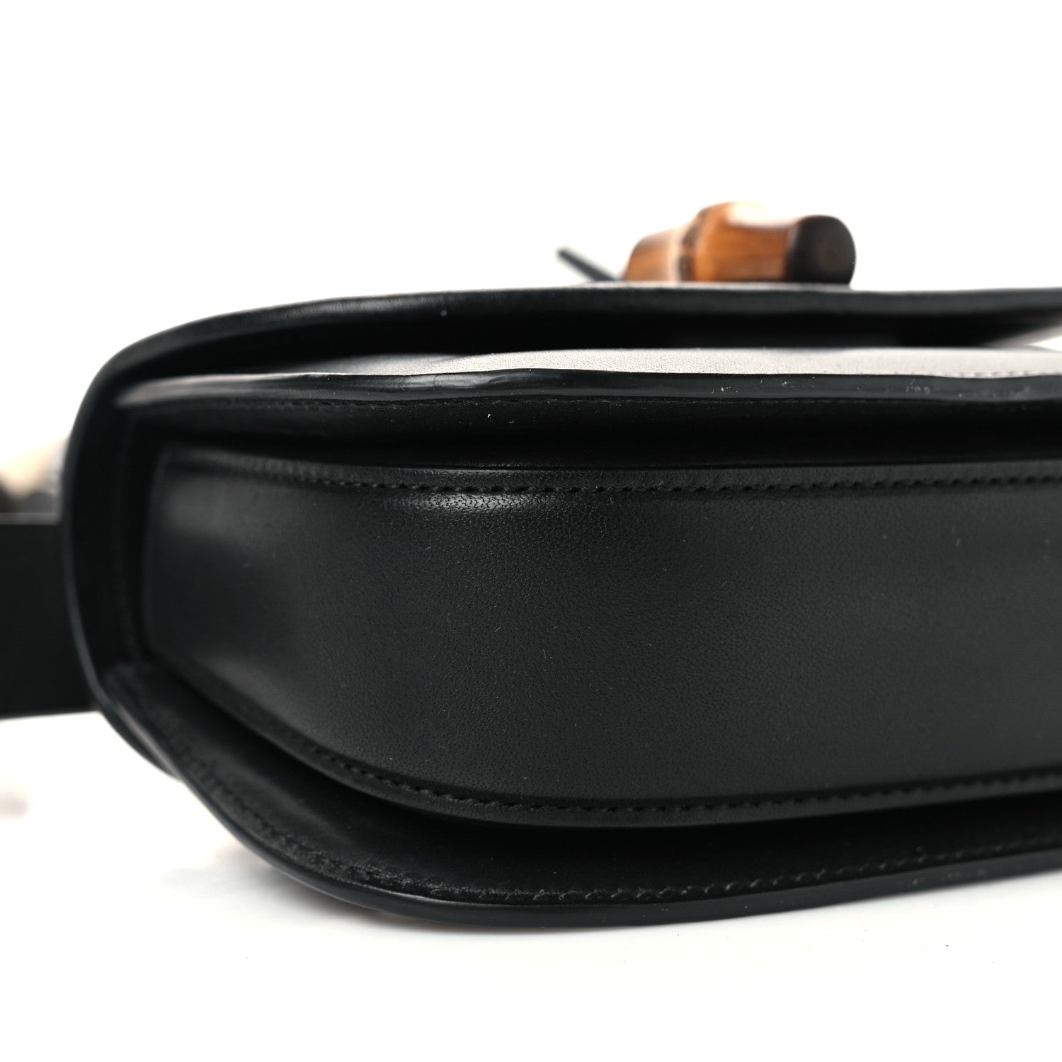 Gucci Calfskin Bamboo Mini 1947 Belt Bag 70 28 Black 8 of 10