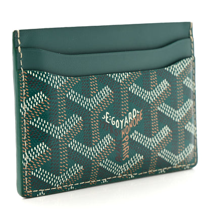 Goyard Goyardine Saint Sulpice Card Holder Green 3 of 7