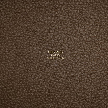 Hermes Taurillon Clemence Picotin Lock 22 MM Etoupe 6 of 11