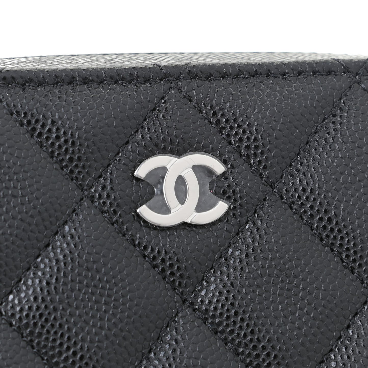 Caviar Quilted Camera Bag Black