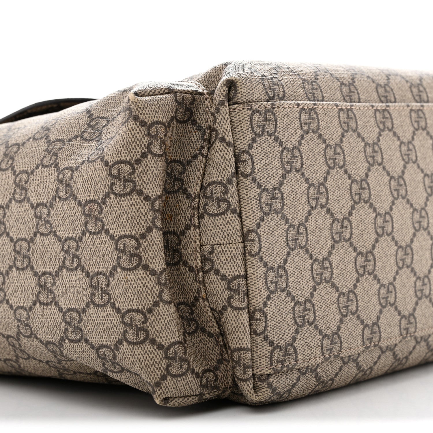 Gucci GG Plus Monogram Messenger Diaper Bag Dark Brown 9 of 13