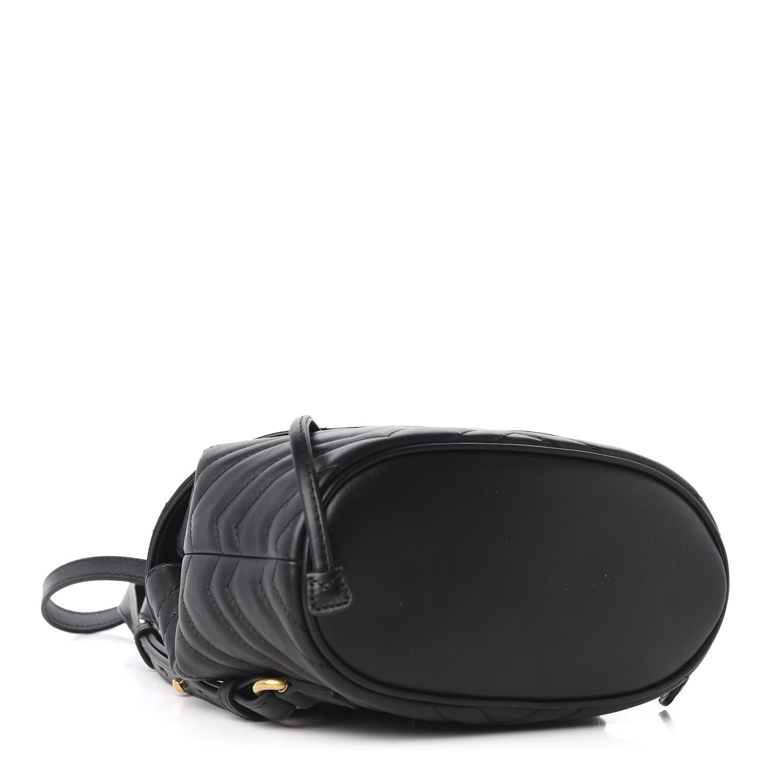 Gucci Calfskin Matelasse GG Marmont Flap Backpack Black 3 of 11