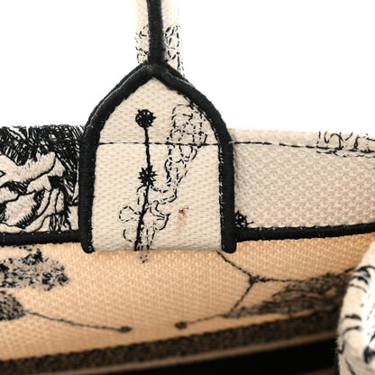 Christian Dior Canvas Zodiac Toile De Jouy Embroidered Medium Book Tote Latte 8 of 9