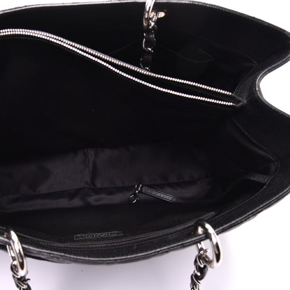 Chanel Caviar Quilted XL Grand Shopping Tote GST Black 5 of 9