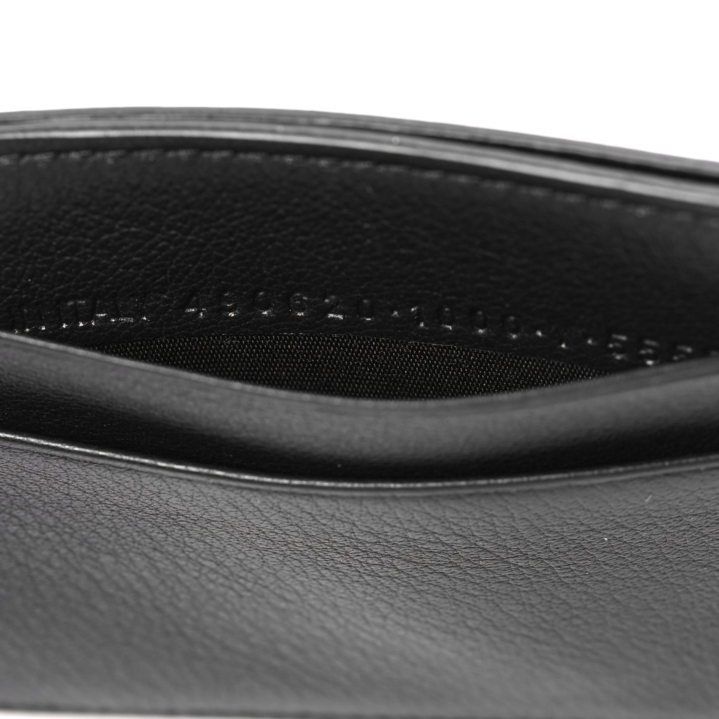 Smooth Calfskin Logo Everyday Multi Card Case Black