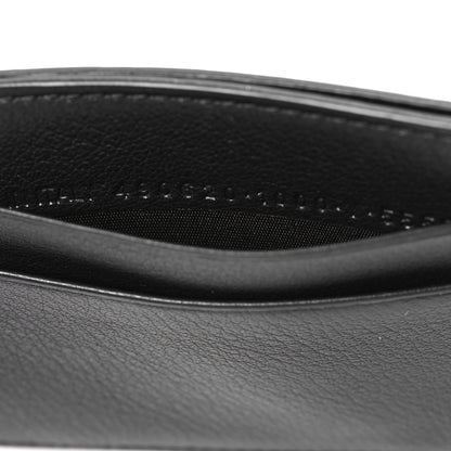 Balenciaga Smooth Calfskin Logo Everyday Multi Card Case Black 6 of 7